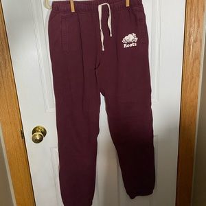 Roots track pants